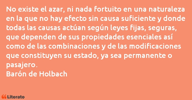 Frases de Barón de Holbach