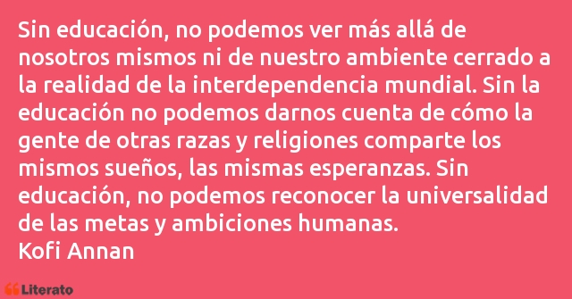 Frases de Kofi Annan
