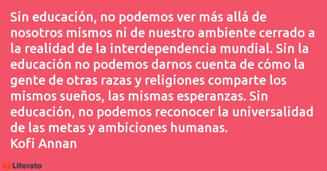 Frases de Kofi Annan