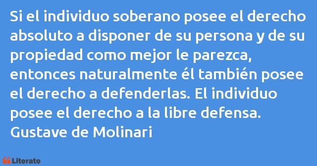 Frases de Gustave de Molinari