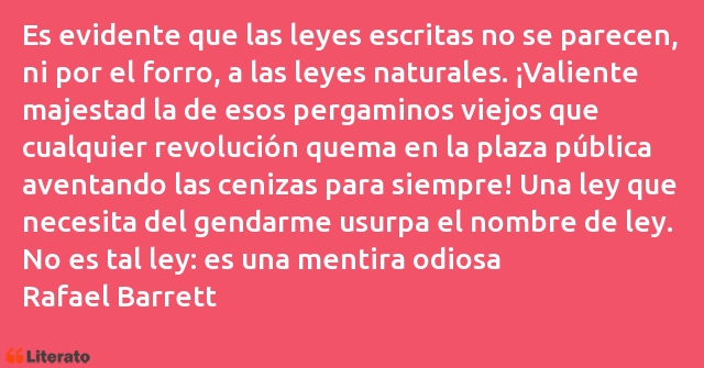 Frases de Rafael Barrett