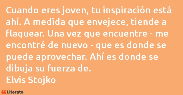 Frases de Elvis Stojko