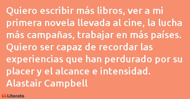 Frases de Alastair Campbell