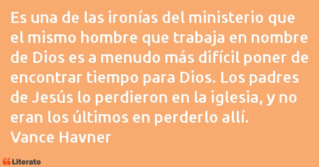 Frases de Vance Havner