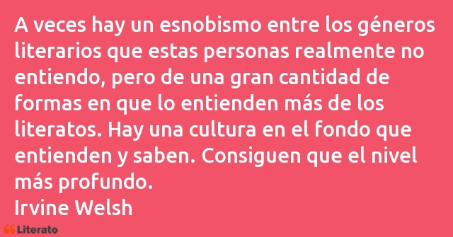 Frases de Irvine Welsh