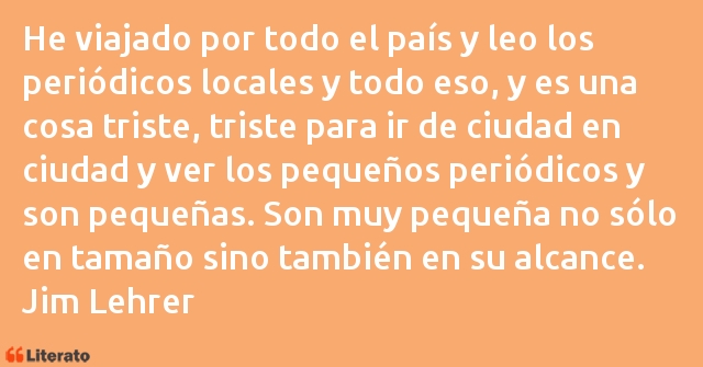 Frases de Jim Lehrer