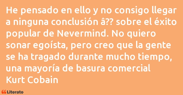 Frases de Kurt Cobain