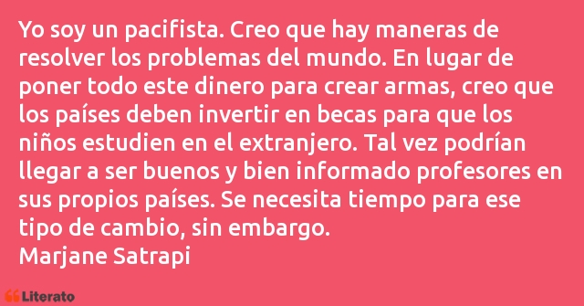 Frases de Marjane Satrapi