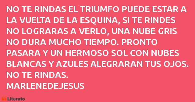 Frases de MARLENEDEJESUS