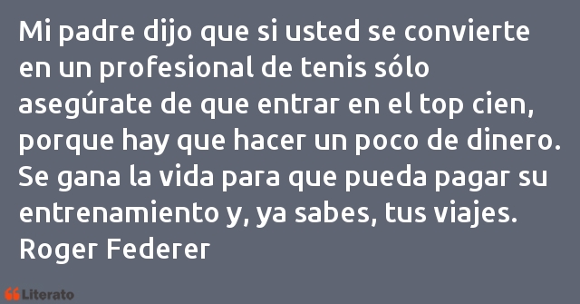 Frases de Roger Federer