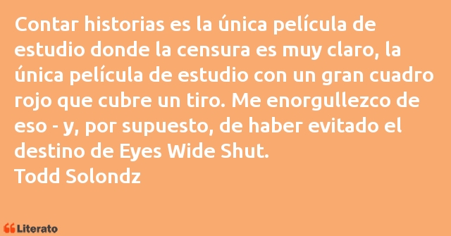 Frases de Todd Solondz