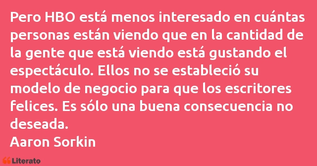 Frases de Aaron Sorkin