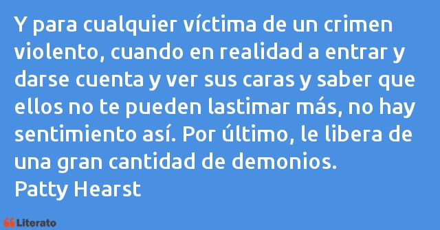 Frases de Patty Hearst