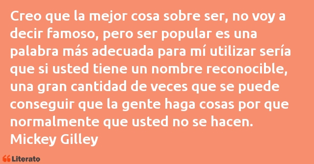 Frases de Mickey Gilley