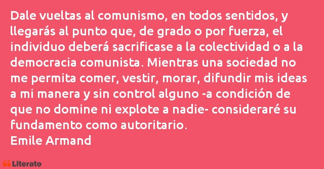 Frases de Emile Armand