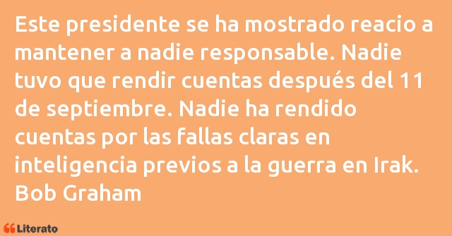 Frases de Bob Graham