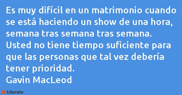 Frases de Gavin MacLeod