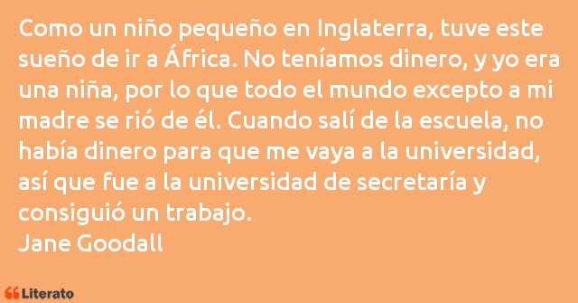 Frases de Jane Goodall