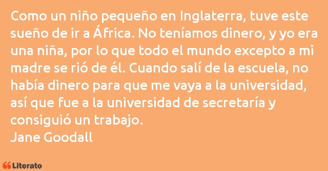 Frases de Jane Goodall