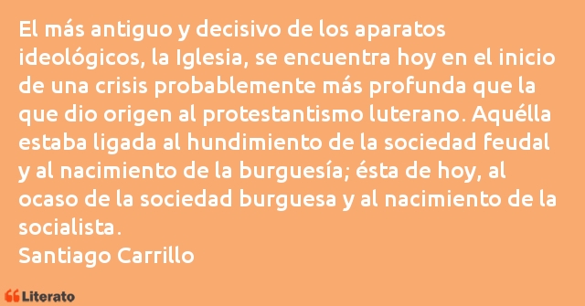 Frases de Santiago Carrillo