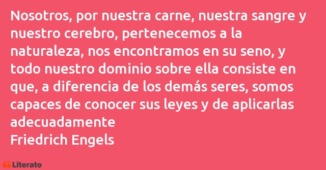 Frases de Friedrich Engels