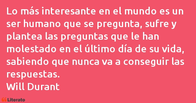 Frases de Will Durant