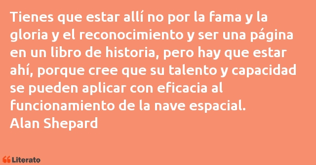 Frases de Alan Shepard