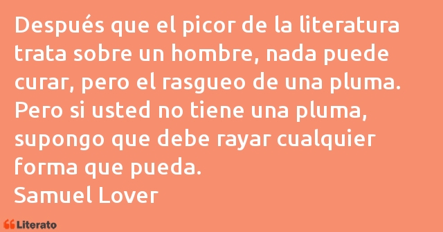 Frases de Samuel Lover