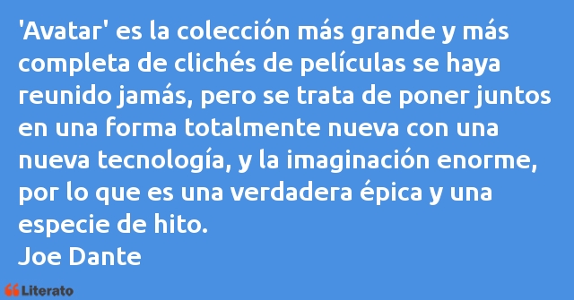 Frases de Joe Dante