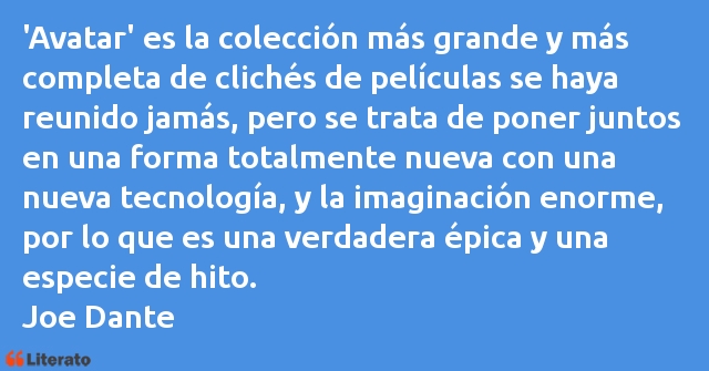 Frases de Joe Dante