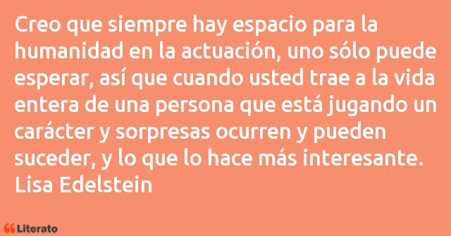 Frases de Lisa Edelstein