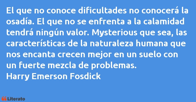 Frases de Harry Emerson Fosdick