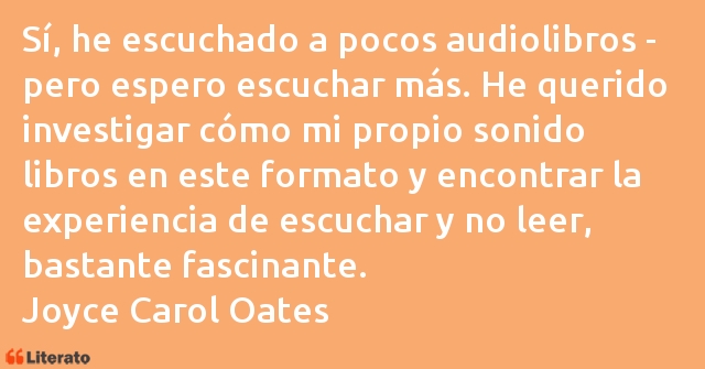 Frases de Joyce Carol Oates