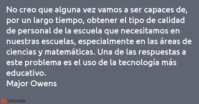 Frases de Major Owens