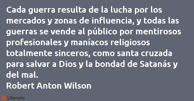 Frases de Robert Anton Wilson