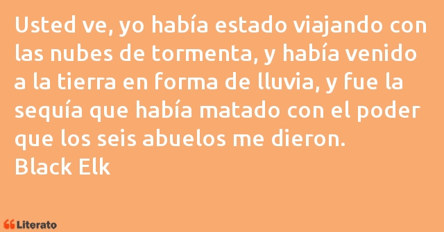 Frases de Black Elk