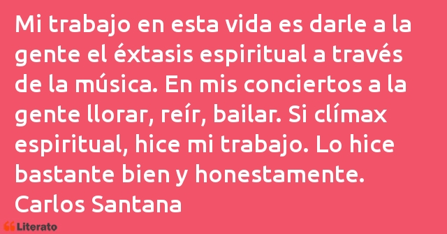 Frases de Carlos Santana