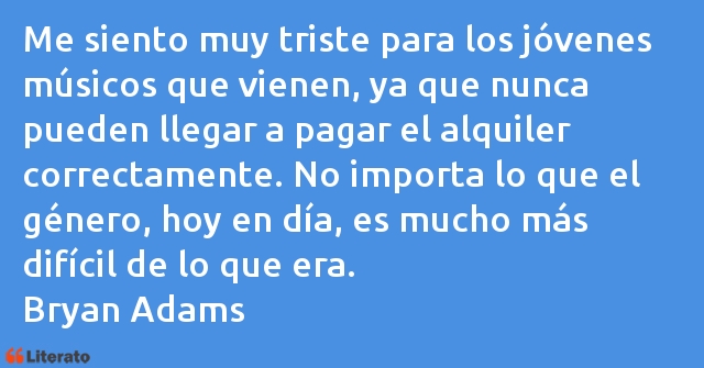 Frases de Bryan Adams