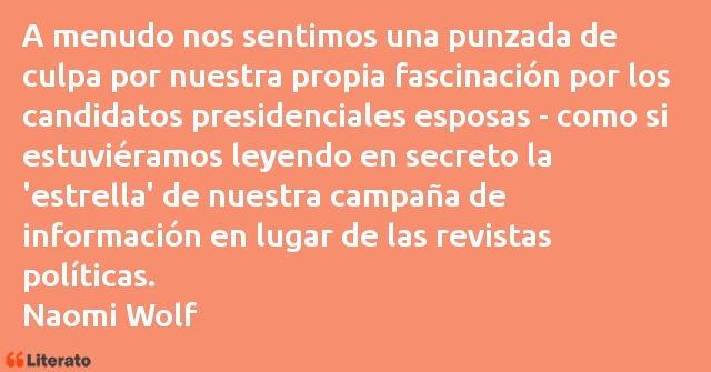 Frases de Naomi Wolf