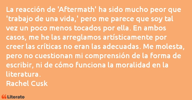 Frases de Rachel Cusk