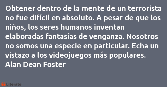 Frases de Alan Dean Foster
