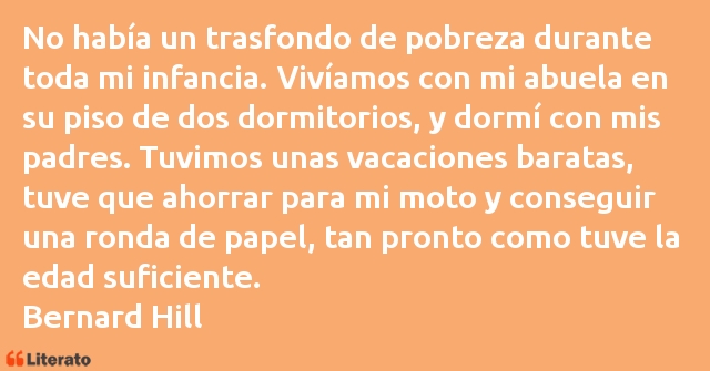 Frases de Bernard Hill