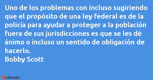 Frases de Bobby Scott