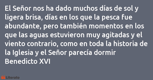 Frases de Benedicto XVI