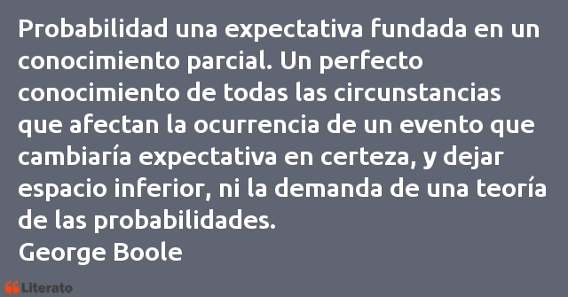 Frases de George Boole