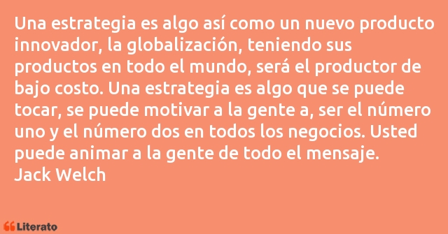 Frases de Jack Welch