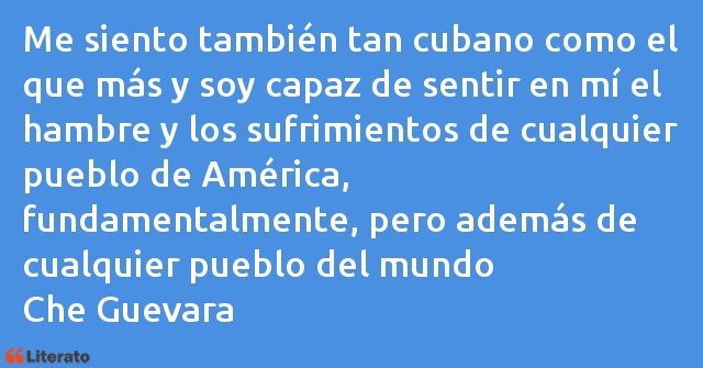 Frases de Che Guevara