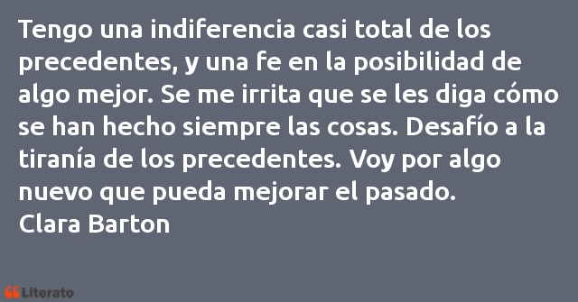 Frases de Clara Barton