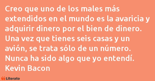 Frases de Kevin Bacon