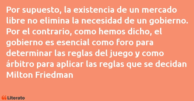 Frases de Milton Friedman